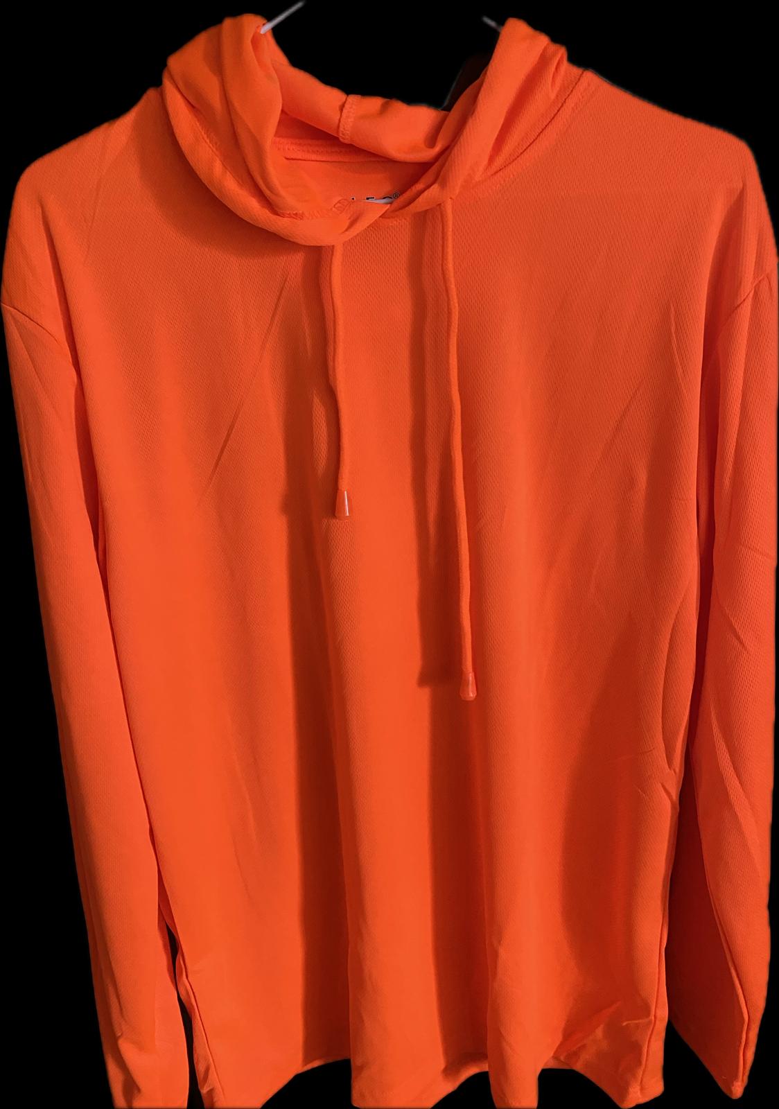 Orange Hoodie — Small Only