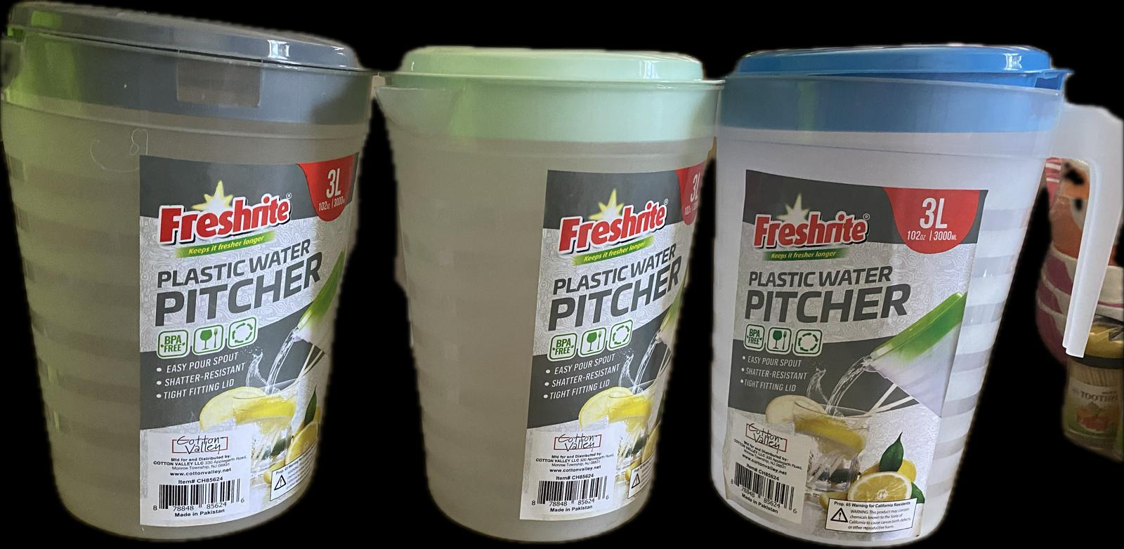 Freshrite Plastic Water Pitcher